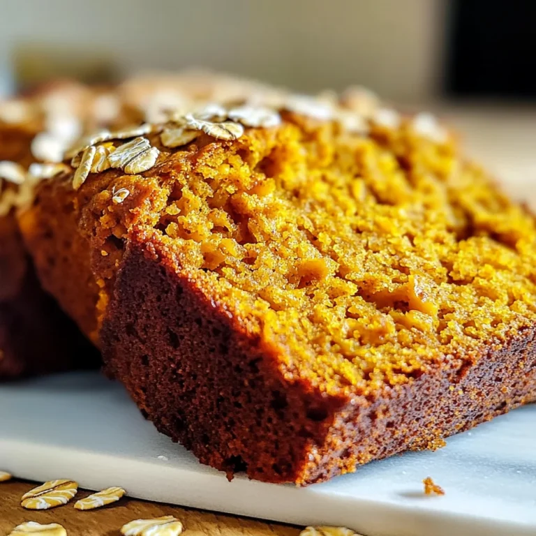 Wholesome Pumpkin Oat Bread