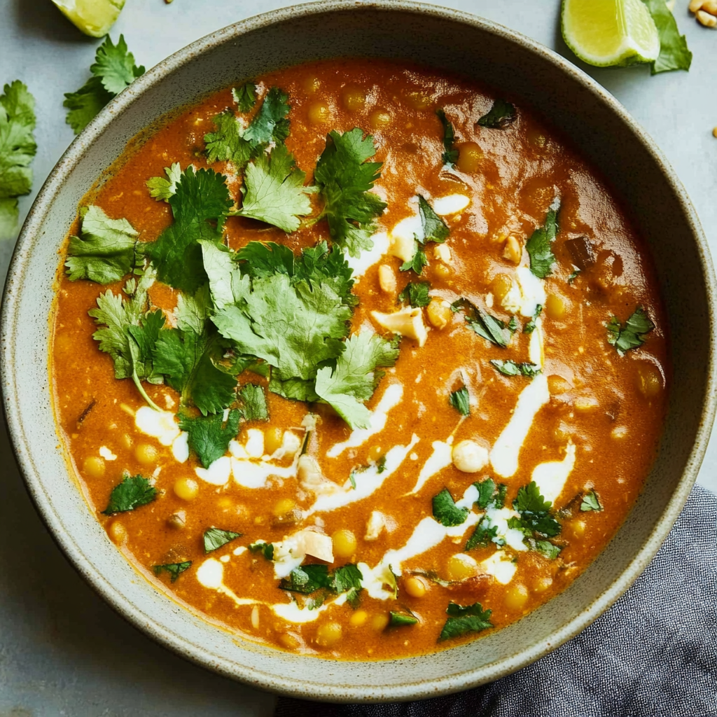 Thai Coconut Red Lentil Soup